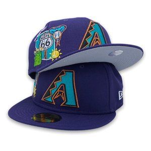 New Era Arizona Diamondbacks City Cluster 59Fifty Fitted Hat Cap Size 7 3/8